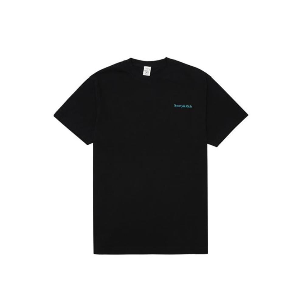 스포티앤리치 웰스 티셔츠 TS454BK-BLACK