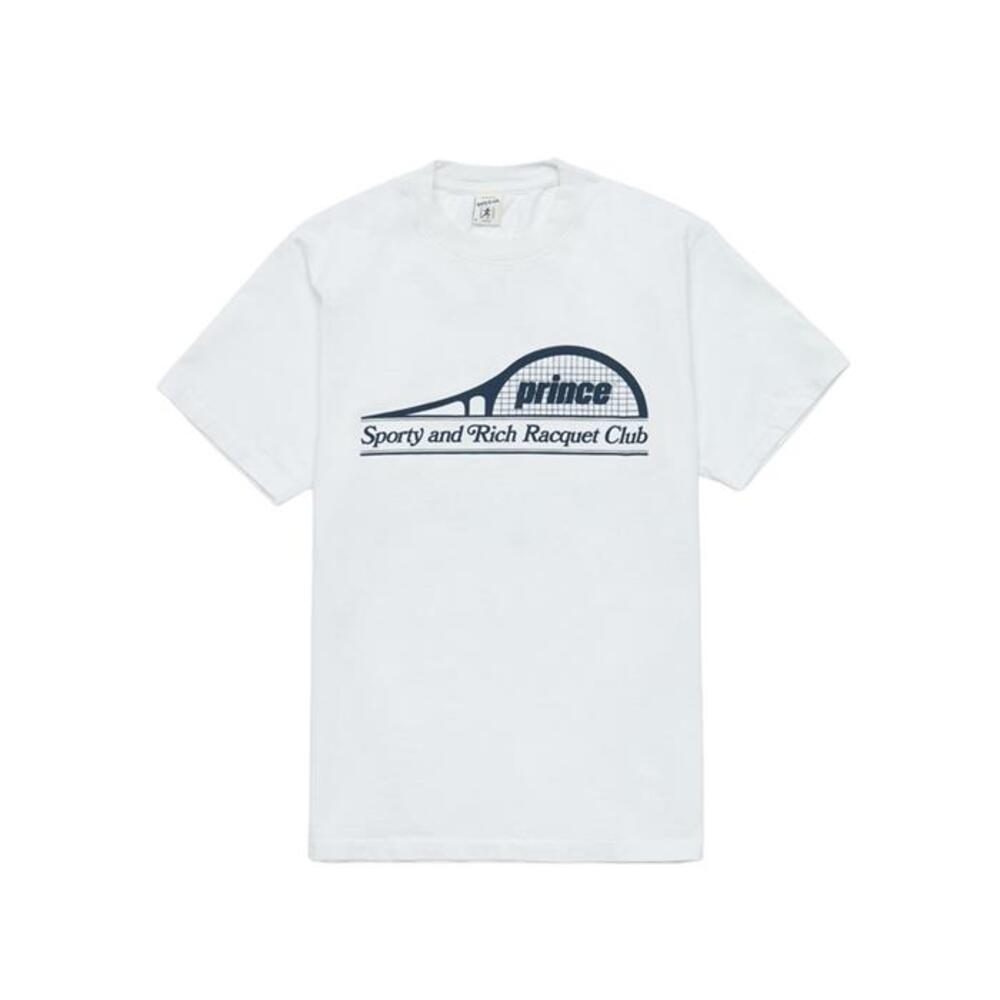 스포티앤리치 공용 프린스 라켓 반소매 티셔츠 TS523WH