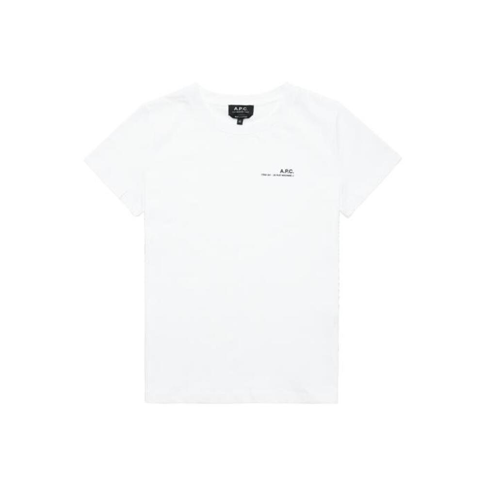 아페쎄 남녀공용 로고 프린팅 티셔츠 COFBTF26012-AAB